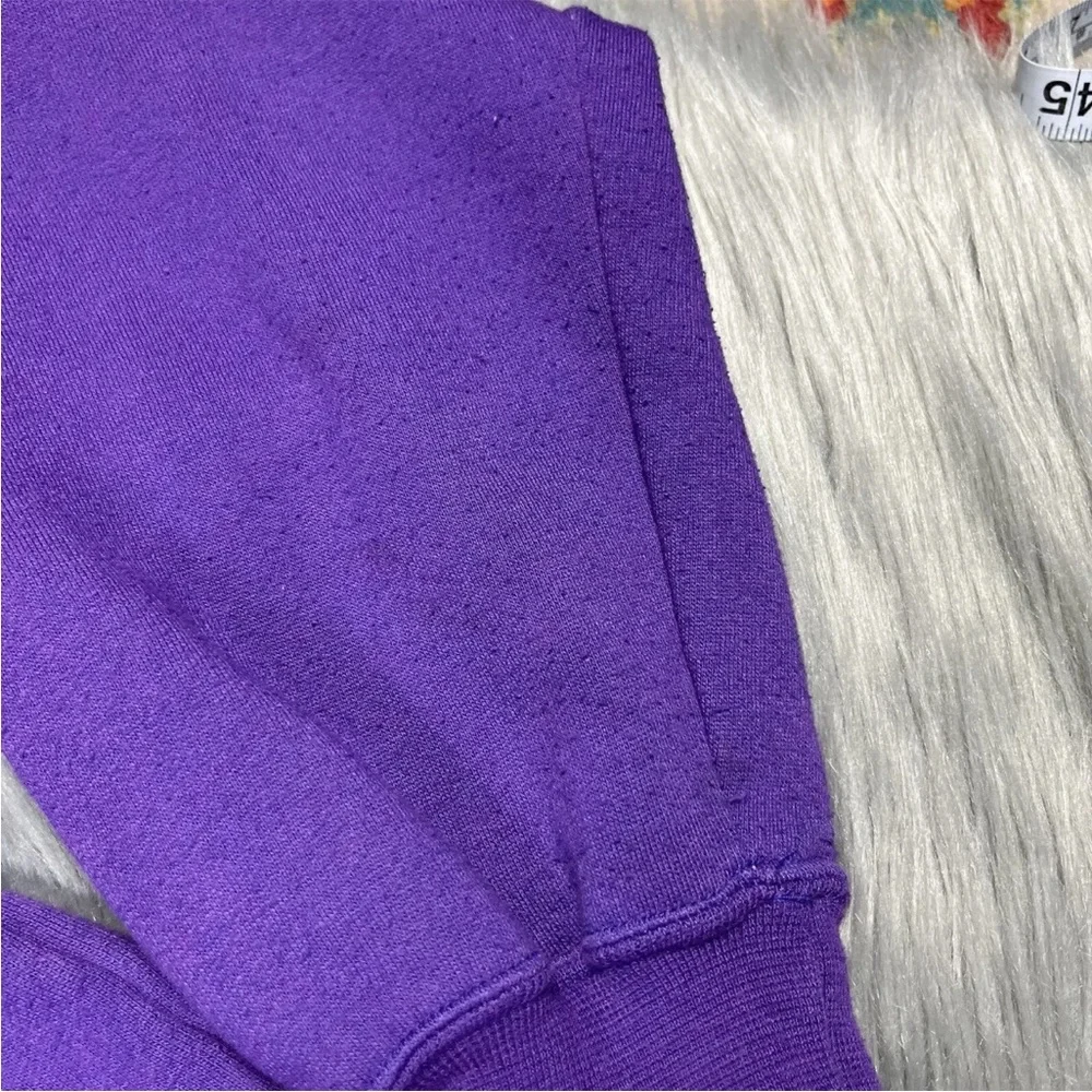 Vintage University Of Portland Oregon Purple White Crewneck Sweater